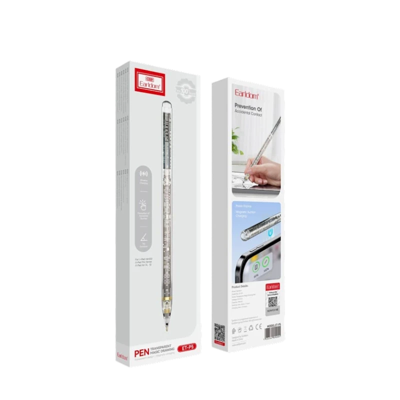 Стилус Earldom ET-P5, Прозрачный Стилус Earldom ET-P5, Прозрачный