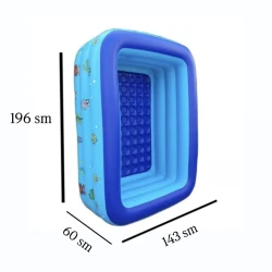 Şişmə hovuz auf_21, göy, 196x143x60 sm Şişmə hovuz auf_21, göy, 196x143x60 sm