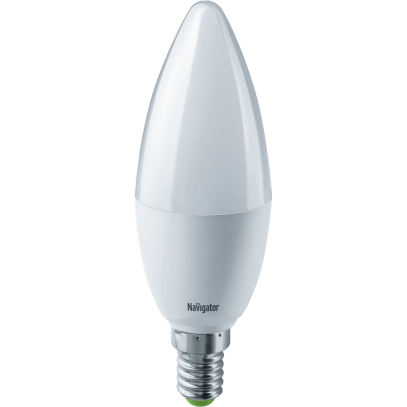 LED lampa Navigator NLL, E14, şam, 8.5Vt, 6500K
