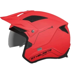 Мотошлем MT Helmets District SV Solid A5 Matt Red L