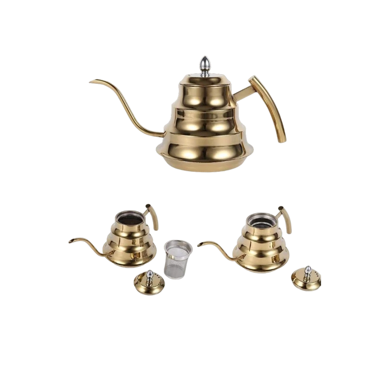 Заварной чайник Zhujie Kettle K3746, 1200 мл, золотистый Заварной чайник Zhujie Kettle K3746, 1200 мл, золотистый