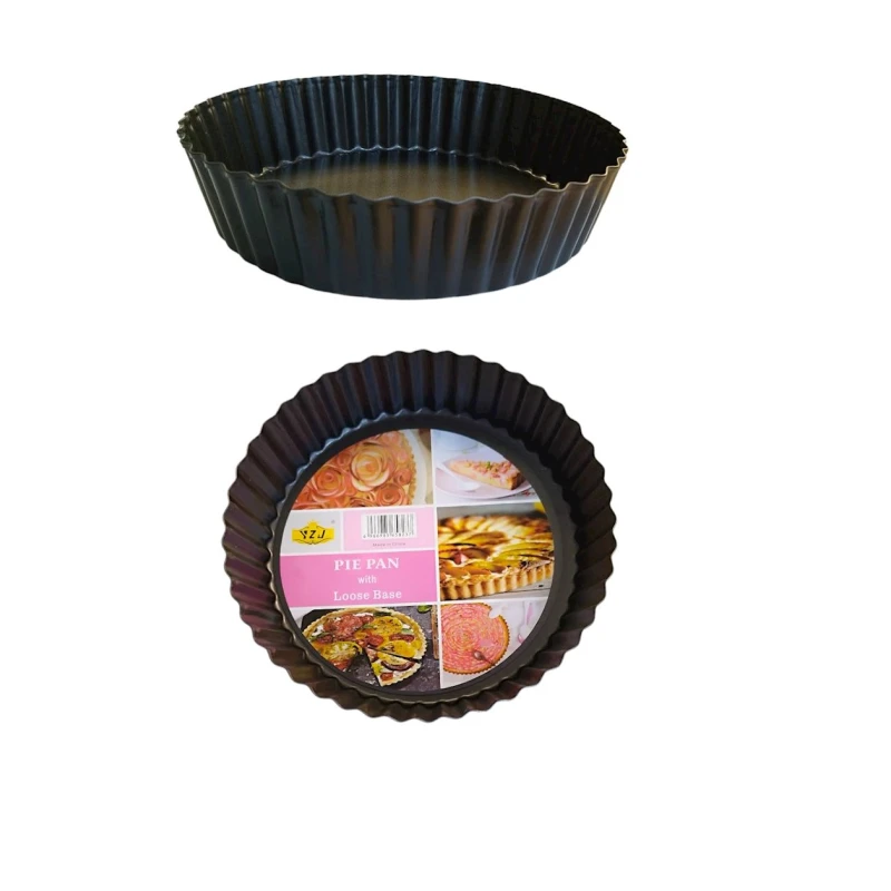 Форма для пирога HMSD_K855-1, 28x5 см, черная