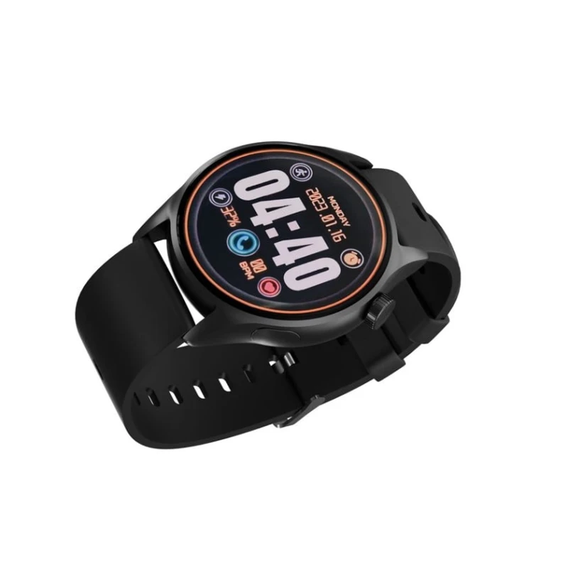 Умные часы Euroacs Round-X Amoled Black