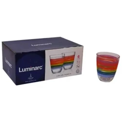 Набор стаканов Luminarc Neo Color Pencil J6166, стекло, 310 мл, 6 шт Набор стаканов Luminarc Neo Color Pencil J6166, стекло, 310 мл, 6 шт