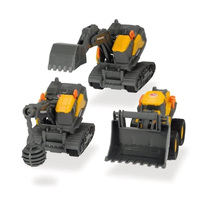 Трактор Dickie Toys Volvo 3722006, 13 см, товар в ассортименте