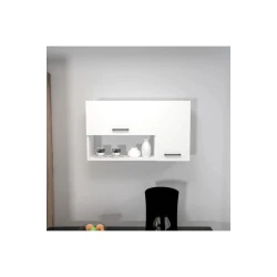 Подвесной шкаф Ev Plus ev_12115685, ЛДСП, белый, 90х52х22 см Подвесной шкаф Ev Plus ev_12115685, ЛДСП, белый, 90х52х22 см