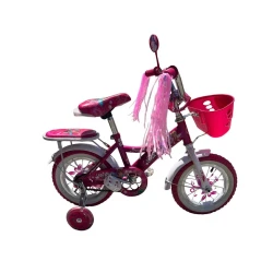 Uşaq velosipedi Lada Sport, 12 sm, çəhrayı