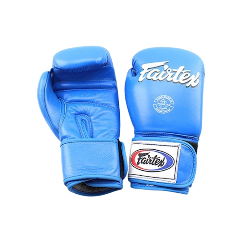Боксерские перчатки Fairtex Original, голубые, 14 oz