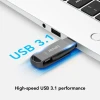 Fləşkart Lexar 128GB JumpDrive Dual Drive D400 USB 3.2 Type-C Type-A Flash Drive for Storage Expansion, Photo Back-up for iPhone 15