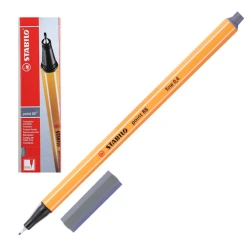 Капиллярная ручка Stabilo point 88 Dark Grey, серый