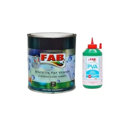 Yaxtalar üçün lak FAB boya, sintetik, 15 l, PVA 750 q hədiyyə