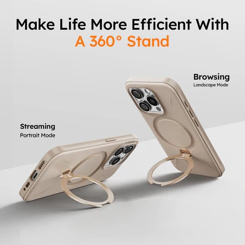 Чехол Torras Ostand Spin Fusion для Apple iPhone 16 Pro Max Gold - 6938075698140 Чехол Torras Ostand Spin Fusion для Apple iPhone 16 Pro Max Gold - 6938075698140