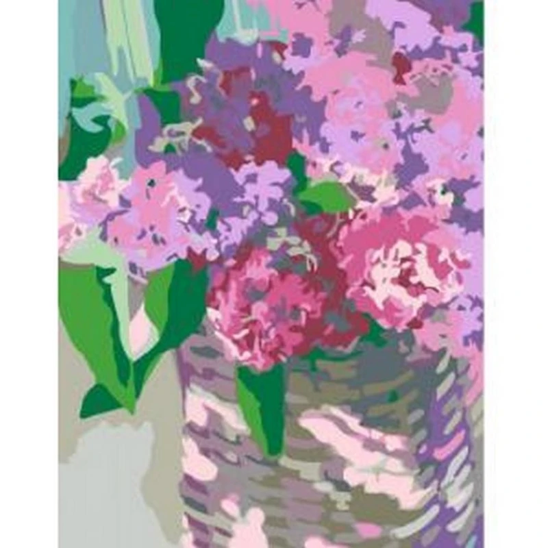 Акриловая живопись по номерам Rosa Start Нежные гиацинты, 35х45см Акриловая живопись по номерам Rosa Start Нежные гиацинты, 35х45см