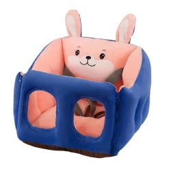 Стульчик-бустер Buster WS, плюш/хлопок, синий/розовый, 40x40 см Стульчик-бустер Buster WS, плюш/хлопок, синий/розовый, 40x40 см