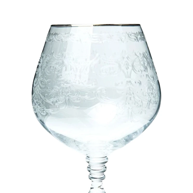 Бокал для шампанского Hom-me Baroque 104260, 400 мл, прозрачный