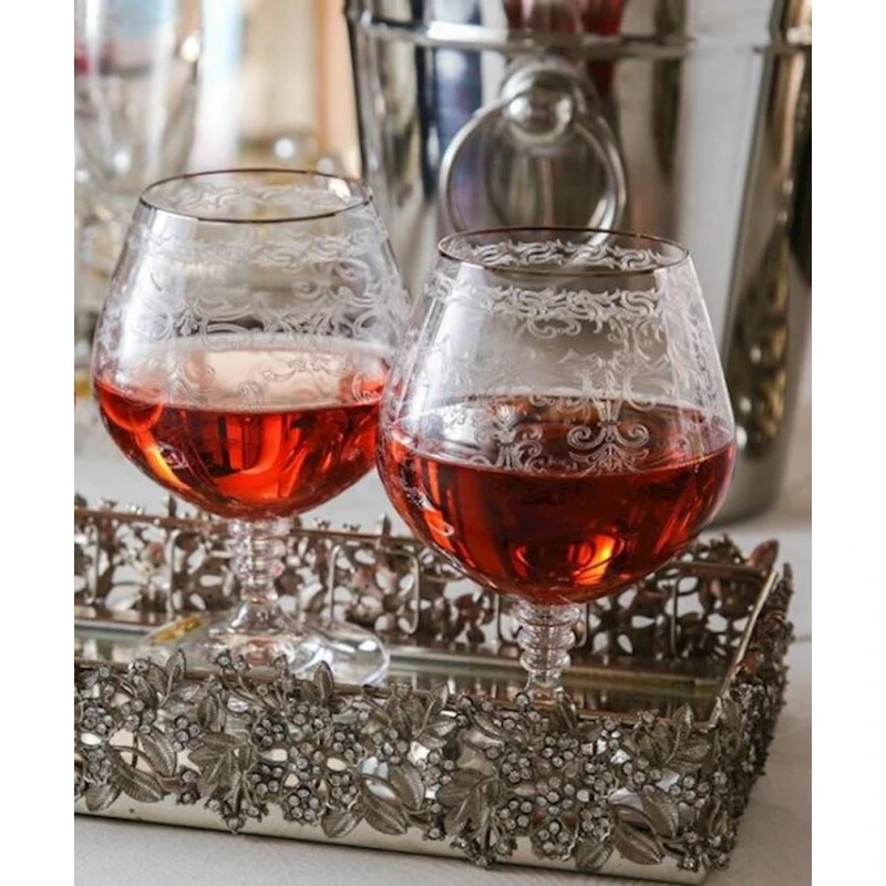 Бокал для шампанского Hom-me Baroque 104260, 400 мл, прозрачный