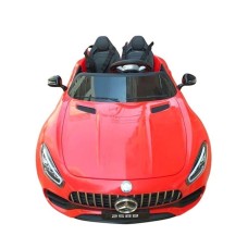 Uşaqlar üçün elektrik avtomobil Mercedes GT, 2+ yaş, qırmızı