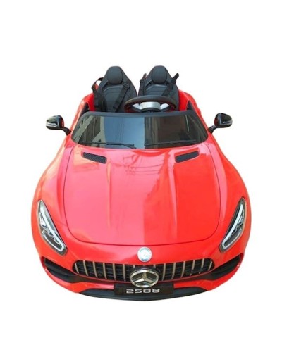 Uşaqlar üçün elektrik avtomobil Mercedes GT, 2+ yaş, qırmızı
