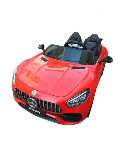 Uşaqlar üçün elektrik avtomobil Mercedes GT, 2+ yaş, qırmızı