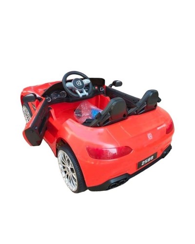 Uşaqlar üçün elektrik avtomobil Mercedes GT, 2+ yaş, qırmızı