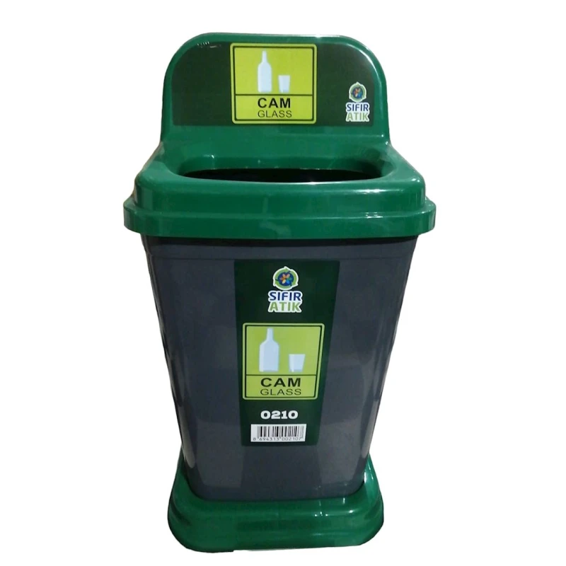 Zibil bakı şüşə üçün ZTW-ZQ0210, 40 l, yaşıl