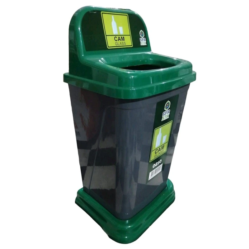 Zibil bakı şüşə üçün ZTW-ZQ0210, 40 l, yaşıl