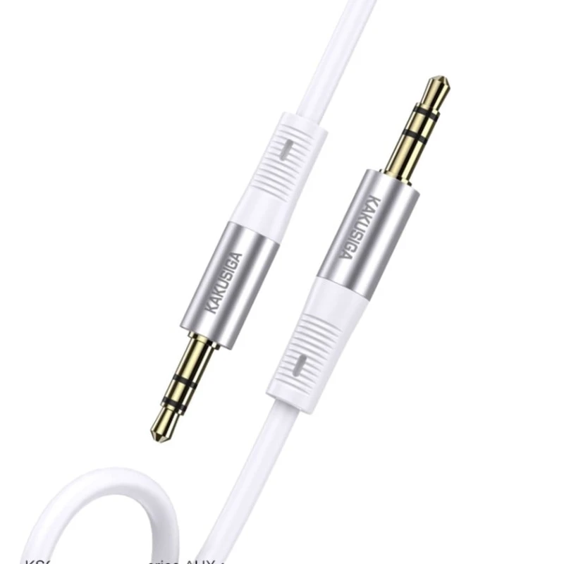 Кабель AUX Kakusiga KSC-891 3.5 мм белый