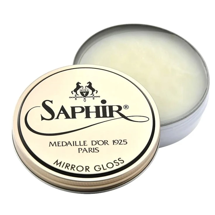 Крем для обуви Saphir Mirror Gloss Прозрачный 75 мл