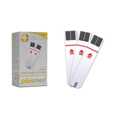 Тест-полоски для определения уровня глюкозы Plusmed M020752, 50 шт