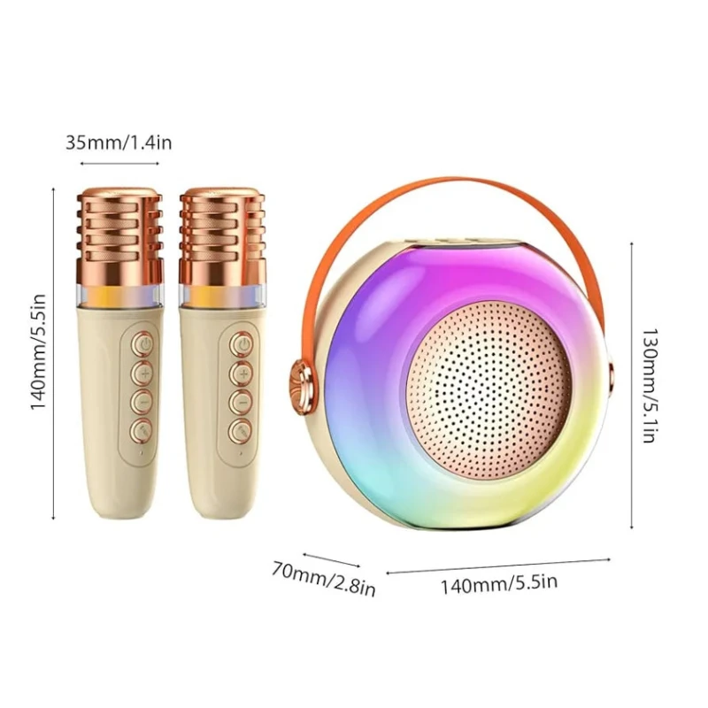 Микрофон-караоке портативная колонка MADEL A6 Микрофон-караоке портативная колонка MADEL A6