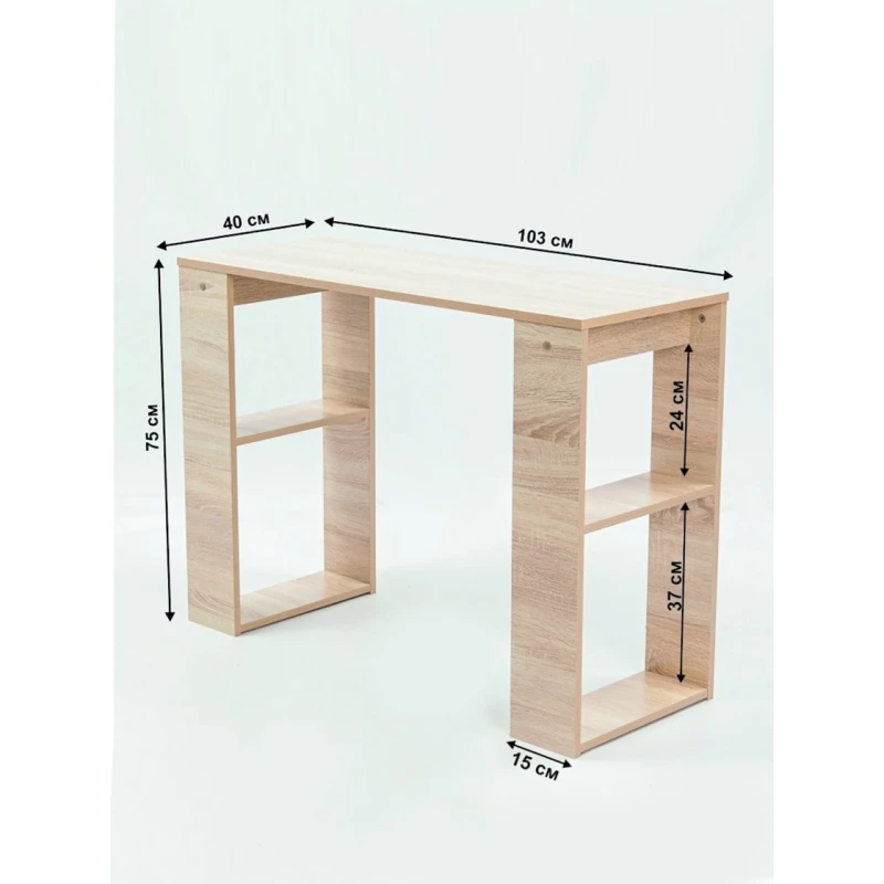 Компьютерный стол Letta, ЛДСП, бежевый, 106x75x50 см Компьютерный стол Letta, ЛДСП, бежевый, 106x75x50 см