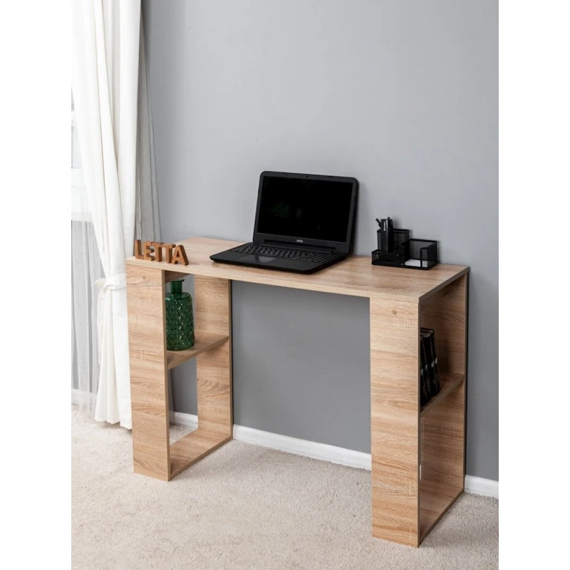 Компьютерный стол Letta, ЛДСП, бежевый, 106x75x50 см Компьютерный стол Letta, ЛДСП, бежевый, 106x75x50 см