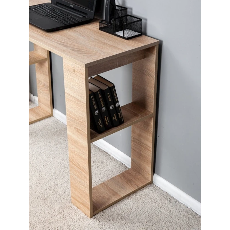 Компьютерный стол Letta, ЛДСП, бежевый, 106x75x50 см Компьютерный стол Letta, ЛДСП, бежевый, 106x75x50 см