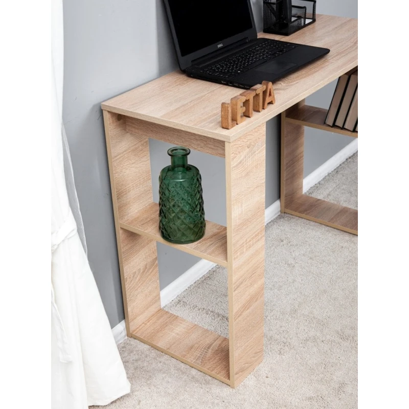 Компьютерный стол Letta, ЛДСП, бежевый, 106x75x50 см Компьютерный стол Letta, ЛДСП, бежевый, 106x75x50 см