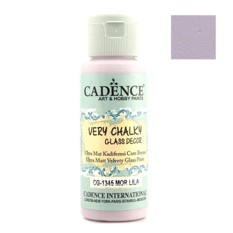 Şüşə üçün mat boya Cadence Very Chalky CG1345 Purple Lilac yasəməni 59 ml