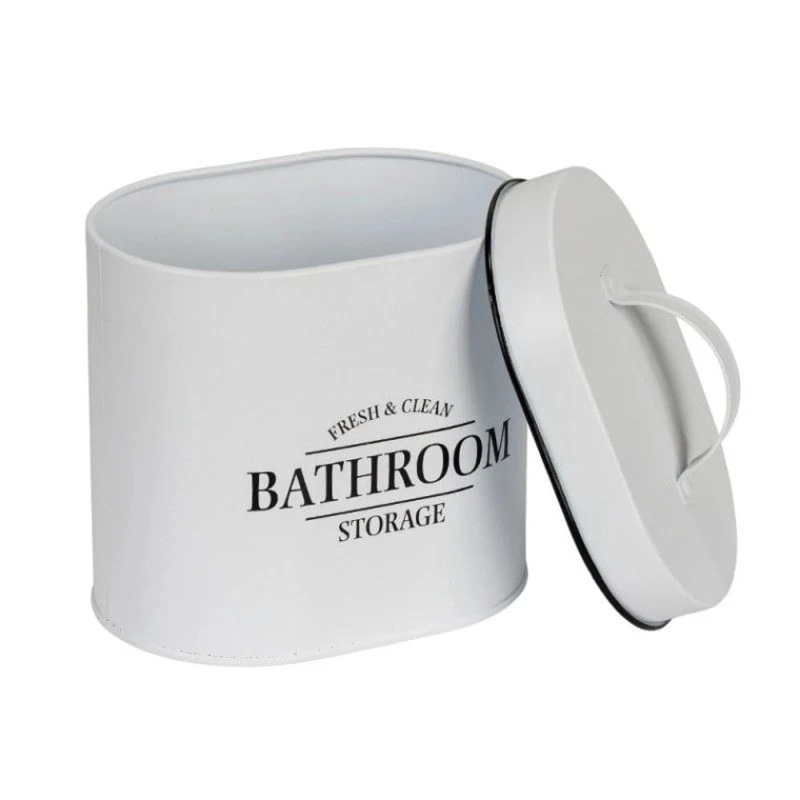 Органайзер для ванной комнаты Wenko, 16х14х10 см, нержавеющая сталь, белый