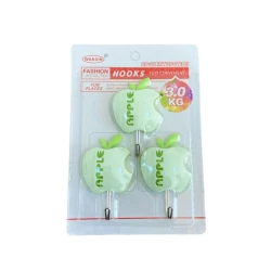 Крючки для ванной Wanxin, 3 шт, зеленый Крючки для ванной Wanxin, 3 шт, зеленый