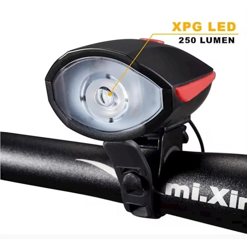 Velosiped fənəri UM001000807, plastik, qara/qırmızı Velosiped fənəri UM001000807, plastik, qara/qırmızı