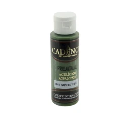 Декоративная акриловая краска Cadence Premium Acrylic Paint 8018 Leaf Green, 70 мл
