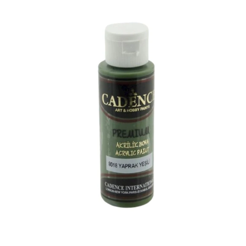 Декоративная акриловая краска Cadence Premium Acrylic Paint 8018 Leaf Green, 70 мл
