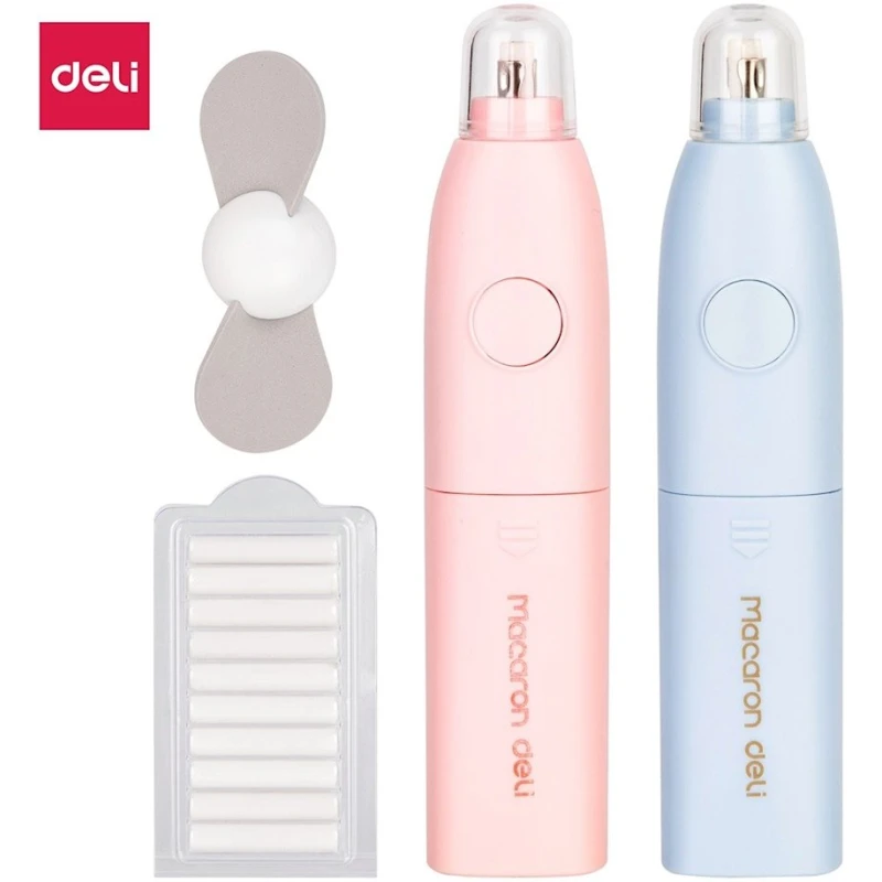 Ластик электрический Deli Macaron H02701, товар в ассортименте