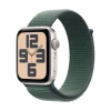 Умные часы Apple Watch SE GPS 40mm Starlight Aluminium Case with Lake Green Sport Loop