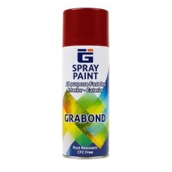 Аэрозольная краска Grabond, красная, 400 мл 2401827463579
