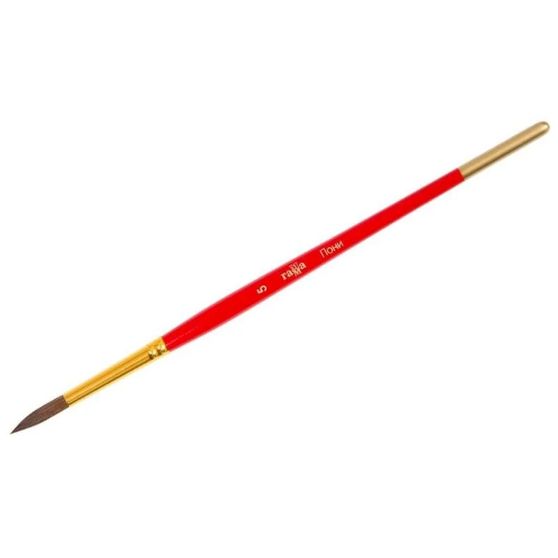 Кисть Гамма № 5 280618.04.05, пони, круглая Кисть Гамма № 5 280618.04.05, пони, круглая