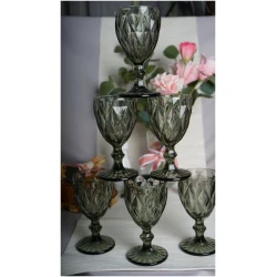 Набор бокалов, тёмно-зелёный, 330 мл, 6 шт, стекло - 6921-195