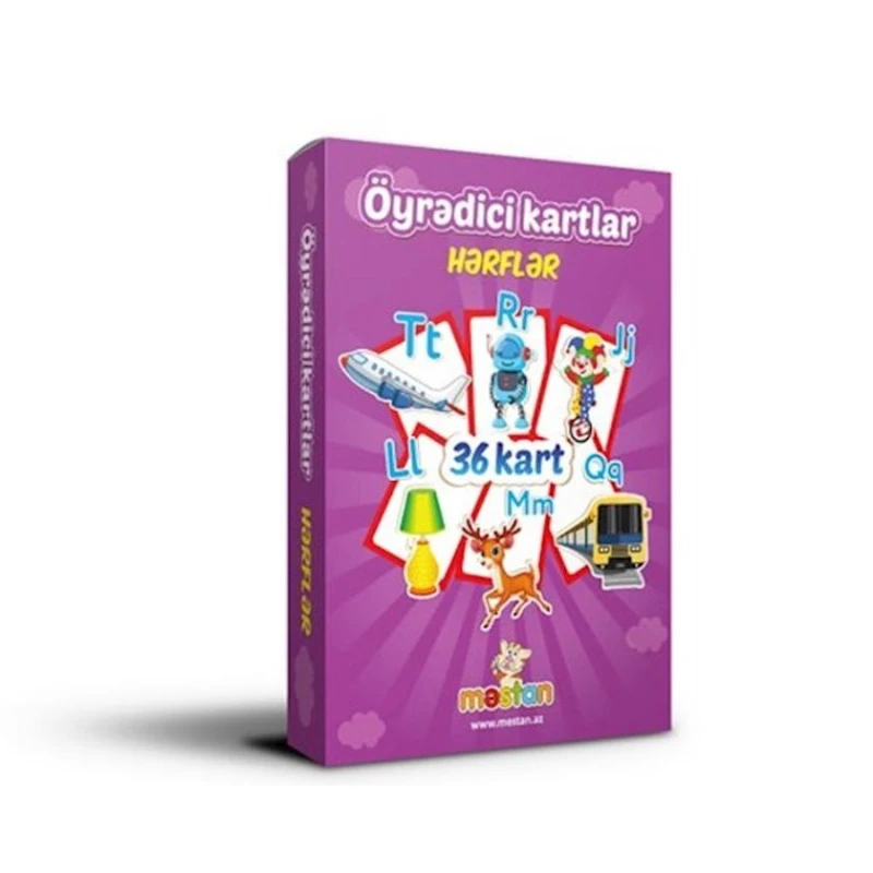 Обучающие карточки Mestan Буквы