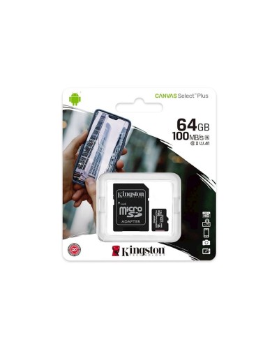 Yaddaş kartı Kingston Canvas Select Plus 64GB microSDXC (SDCS2)