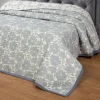 Покрывало Артпостель Танец Цветов, 240x235 см, двуспальное, жаккард/хлопок, серое Покрывало Артпостель Танец Цветов, 240x235 см, двуспальное, жаккард/хлопок, серое