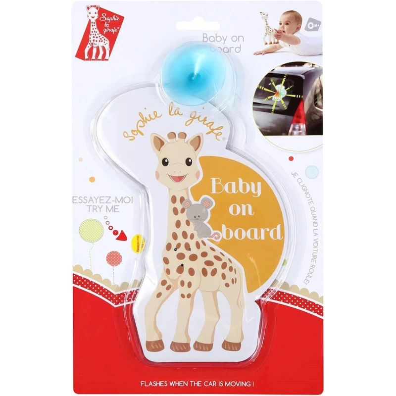 Наклейки на автомобили Sophie la Girafe, пластик, товар в ассортименте
