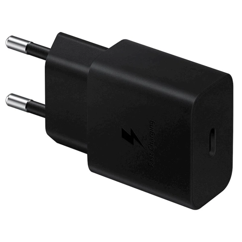 Şəbəkə enerji toplama cihazı Samsung Travel USB-C 25 W, Black